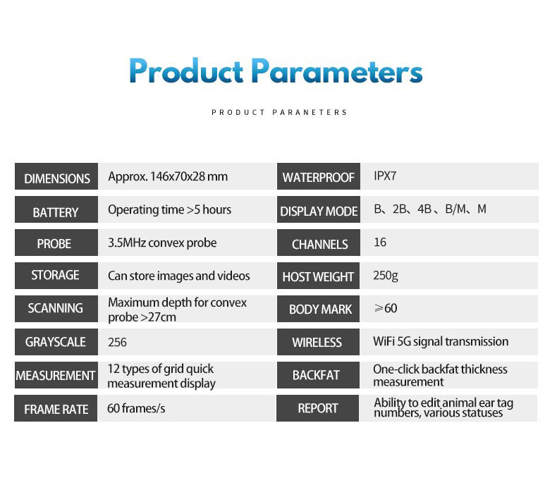 BXL-S204 portable wireless veterinary ultrasound machine(图6)