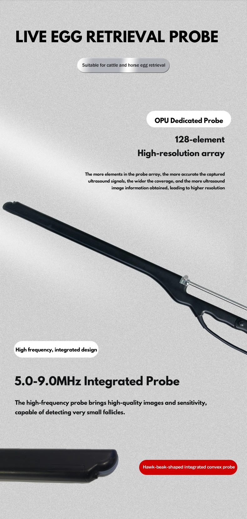 BXL-DB20 Vet OPU Doppler | For oocyte collection in cattle, horses, camels(图3)