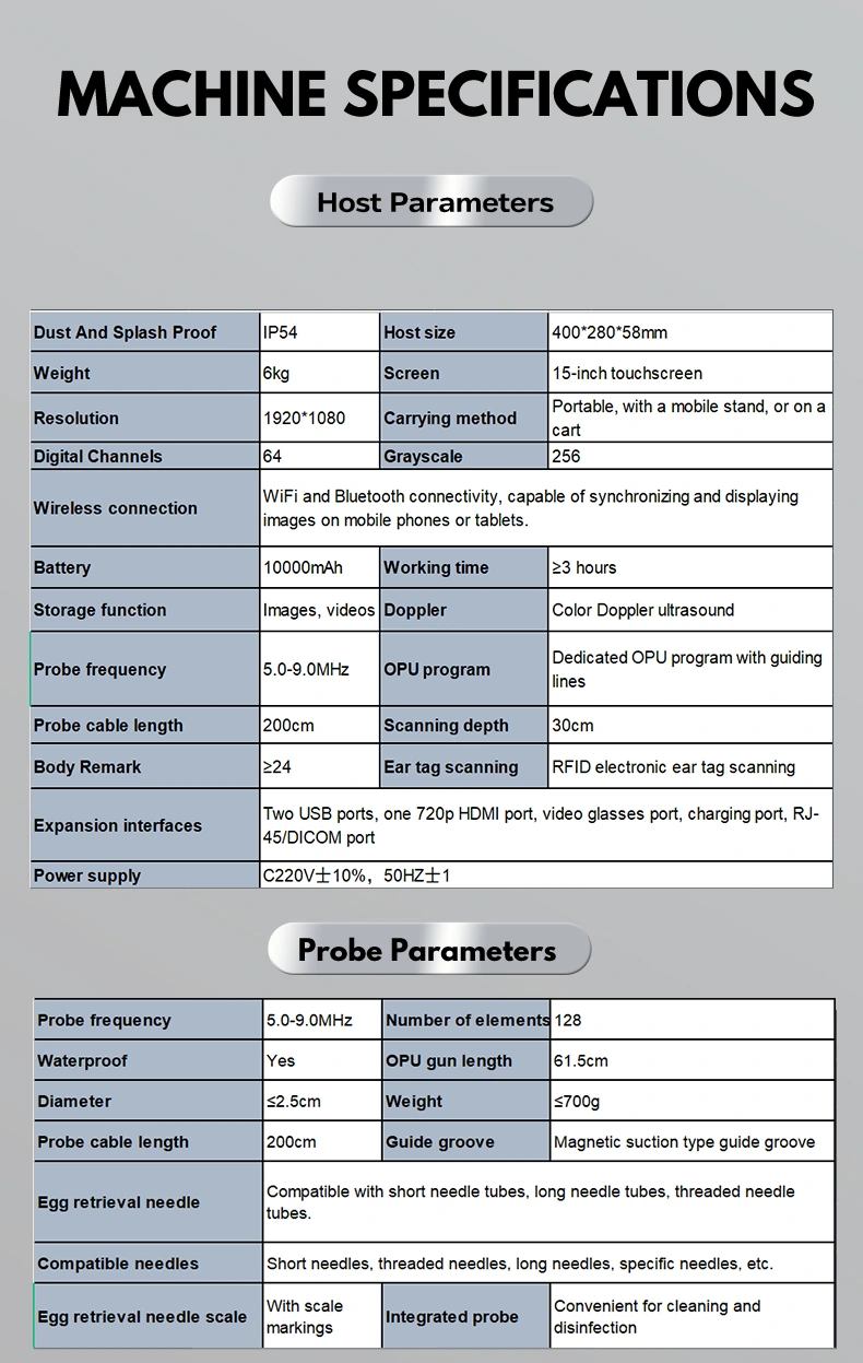 BXL-DB20 Vet OPU Doppler | For oocyte collection in cattle, horses, camels(图6)